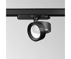 22W LED šviestuvas į 3 fazių bėgelį POV, juodas, 3000K, 296333