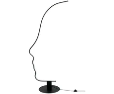 22W LED toršeras FACE FLOOR, juodas, 3000K