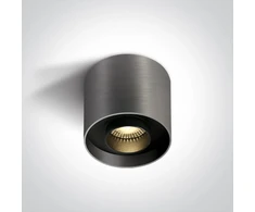 Lubinis šviestuvas 22W paviršinis šviestuvas, metalo pilkos sp., 3000K, 12122D/MG/W