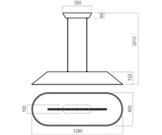 23,5W LED pakabinamas šviestuvas AKIRA, tamsiai pilkos/oranžinės sp., 2700K, 01-4107