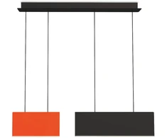 23,5W LED pakabinamas šviestuvas CHROMA, juodos/oranžinės sp., 3000K, 4274300