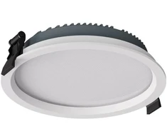 23W LED įleidžiamas šviestuvas XEVO ROUND, matinės baltos sp., 3000/4000/6000K
