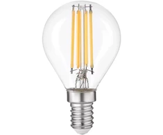 2,3W LED lemputė, skaidri, E14, 3000K
