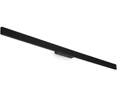 Ideal Lux 23W LED linijinis sieninis šviestuvas LINEA, juodas, 3000K, IP54, 328607