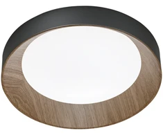 23W LED lubinis šviestuvas ARKA, juodas, CCT
