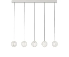 23W LED pakabinamas šviestuvas DIAMOND, chromo sp./skaidrus, 3000K, 343471