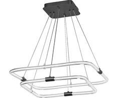 23W LED pakabinamas šviestuvas TETRAGON, tamsiai pilkas, 3000K, dimeriuojamas