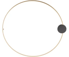 Lubinis šviestuvas 23W LED paviršinis šviestuvas ATOM, juodos/žalvario sp., 3000K