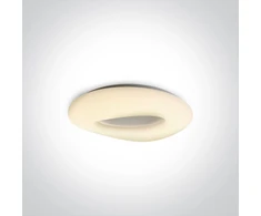 Lubinis šviestuvas 23W LED paviršinis šviestuvas, baltas, 3000K, 62148A/W