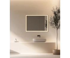 Sieninis šviestuvas 23W LED šviestuvas - veidrodis, anoduoto aukso sp., 3000/4000K, dimeriuojamas, IP44, 25393