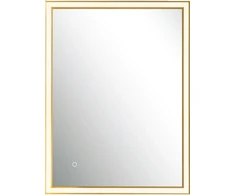 Sieninis šviestuvas 23W LED šviestuvas - veidrodis, anoduoto aukso sp., 3000/4000K, dimeriuojamas, IP44, 25393