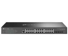 Šakotuvas TP-Link 24-PORT GIGABIT MANAGED SWITCH - WITH 4 10GE SFP+ SLOTS