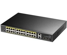 Maršrutizatorius 24 prievadų komutatorius CUDY GS1026PS2