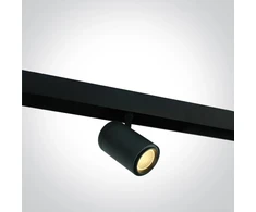 24W akcentinis šviestuvas į magnetines sistemas, juodas, 3000K, reguliuojamas, DALI, 42114BL/B/W