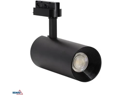 Bemko 24W LED akcentinis šviestuvas į 1 fazės bėgelį VERKO, juodas, 3000K