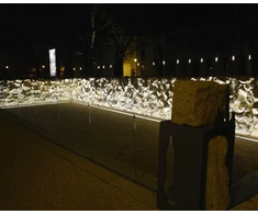 24W LED įleidžiamas lauko šviestuvas XMARKER, tamsiai pilkas, 3000K, IP67