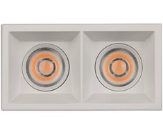 24W LED įleidžiamas šviestuvas MOVE, baltas, 2700/3000K, IP44, E3984172B