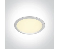 24W LED įleidžiamas vonios šviestuvas, baltas, 3000/4000/6000K, IP44, 10124U/W/V