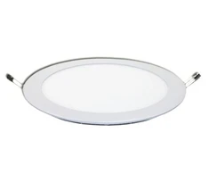 24W LED įmontuojama panelė, apvali, su maitinimo šaltiniu, (2700K) šiltai balta