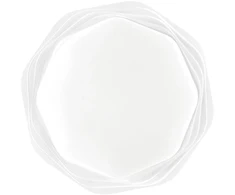 24W LED lubinis šviestuvas DAISY, baltas, CCT