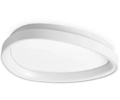 24W LED lubinis šviestuvas GEMINI, baltas, 4000K, 372037