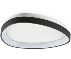 24W LED lubinis šviestuvas GEMINI, juodas, 2700K, 341446