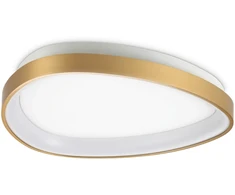 24W LED lubinis šviestuvas GEMINI, žalvario sp., 2700K, 341453