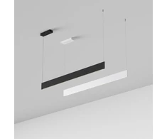 Pakabinamas šviestuvas 24W LED pakabinamas linijinis šviestuvas STEEL, baltas, 3000K, šviestuvai gali būti jungiami į liniją, 368795