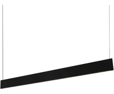 Pakabinamas šviestuvas 24W LED pakabinamas linijinis šviestuvas STEEL, juodas, 3000K, šviestuvai gali būti jungiami į liniją, 368771