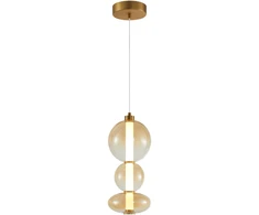 Italux 24W LED pakabinamas šviestuvas SONTE, gintaro sp., 3000K