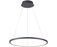 Italux 24W LED pakabinamas šviestuvas VINOLA, juodas, 3000/4000K