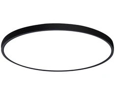 Italux 24W LED paviršinė panelė ALATA, juoda, 2800/4000/6000K