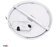 24W LED paviršinė panelė TALAR SLR, balta, 3000K