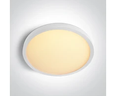 Lubinis šviestuvas 24W LED paviršinis šviestuvas, baltos sp., 2800/3300/4000K, 300mm, UGR19, 62020CU/W/V