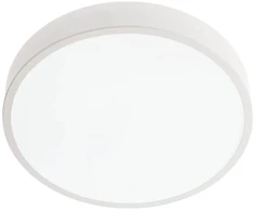 Lubinis šviestuvas 24W LED paviršinis šviestuvas KNOB, matinės baltos sp., 3000/6500K