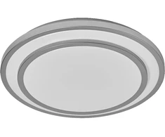 Lubinis šviestuvas 24W LED paviršinis šviestuvas ORBIS BERLIN, sidabro sp., 3000K