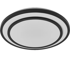 Lubinis šviestuvas 24W LED paviršinis šviestuvas ORBIS BERLIN, juodas, 3000K