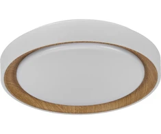 Lubinis šviestuvas 24W LED paviršinis šviestuvas ORBIS GLORIE, medienos sp., 3000K