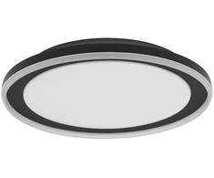 Lubinis šviestuvas 24W LED paviršinis šviestuvas ORBIS PEDERSON, juodas, 3000K