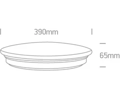 Lubinis šviestuvas 24W LED plafonas, baltas, 3000/4000/5000K, 62026B/V