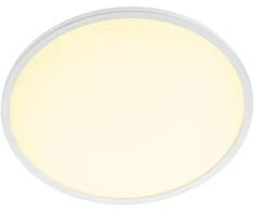 Lubinis šviestuvas 24W LED plafonas MEMO, matinės baltos sp., 3000K