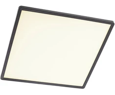 Lubinis šviestuvas 24W LED plafonas MEMO, matinės juodos sp., 3000K