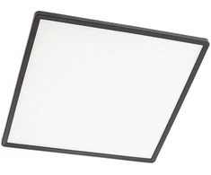 Lubinis šviestuvas 24W LED plafonas MEMO, matinės juodos sp., 3000/4000/6500K