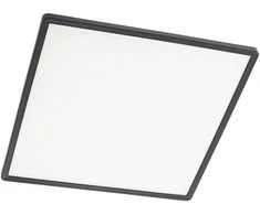 Lubinis šviestuvas 24W LED plafonas MEMO, matinės juodos sp., 4000K