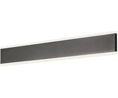 24W LED sieninis šviestuvas RAIL, juodas, 3000K, 01-2301