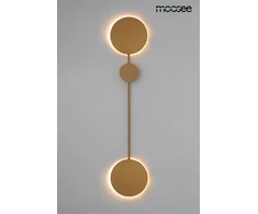 24W LED sieninis šviestuvas SHADOW 2, aukso sp., 3000K