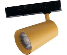 24W LED trifazis bėginis šviestuvas KONE, geltonas, 4000K