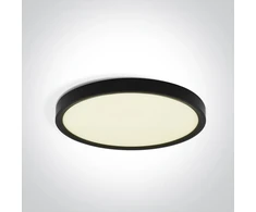 Lubinis šviestuvas 24W LED vidaus plafonas, apvalus, juodas, 2800/3200/4000K, 62006A/B/V