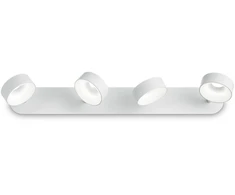 Lubinis šviestuvas Ideal Lux 24W ceiling lamp with 4 lights OBY, 3000K, transparent