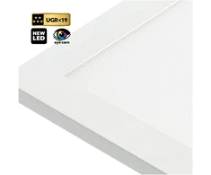 25/36/40W LED panelė CAPRI, balta, 3000/4000/5700K, 60x60cm, IP44, UGR19
